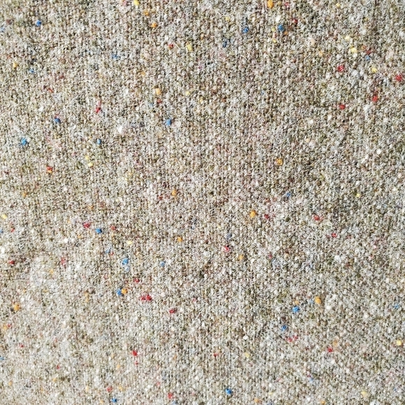 Brown high waisted lambswool midi skirt with fringe - Picture 2 of 12